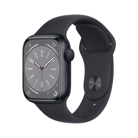Apple Watch Series 8 41 mm Midnight Aluminum Case with Sport Band