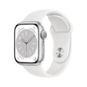 Apple Watch Series 8 41 mm Silver Aluminum Case with Sport Band