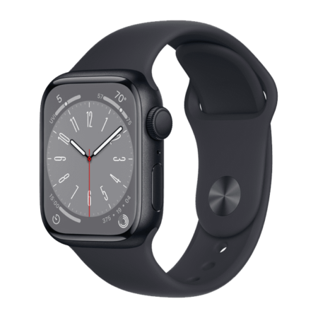 Apple Watch Series 8 45 mm Midnight Aluminum Case with Sport Band